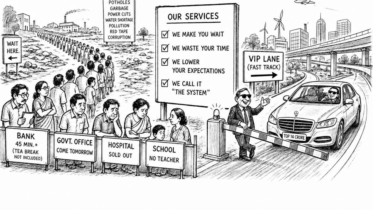 A Country Divided Between Waiting and Privilege