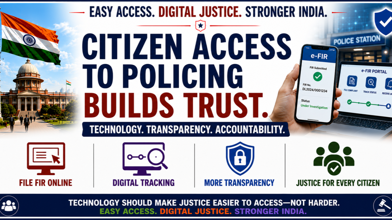 Digital Access to Justice: Making FIR Filing Simple and Transparent